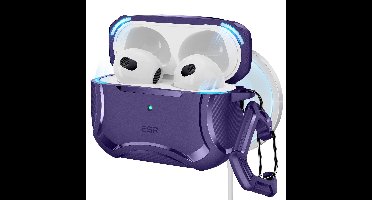 AirPods 3 (2021) Cyber Tough Case (HaloLock) - Purple