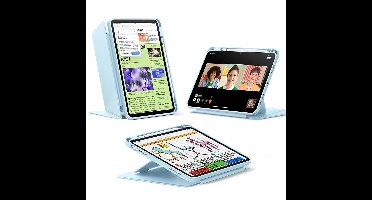 iPad 10th Generation Flip Magnetic Case with Pencil Holder - Sky Blue