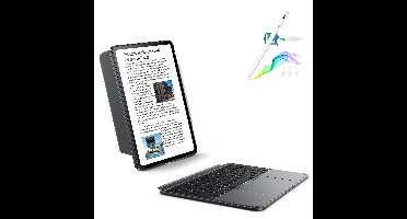 iPad Air 11” (M2) 2024 Shift Keyboard Case (Detachable) With Digital Pencil Bundle -US Layout-Dark Gray