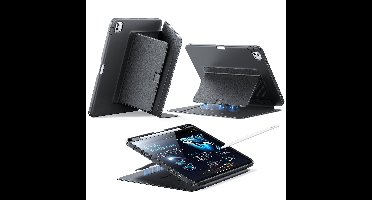 iPad Pro 11" (2025) Flip Magnetic Case with Pencil Holder - Black