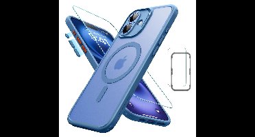 iPhone 16 Plus Classic Pro Case (HaloLock) Set - Frosted Blue