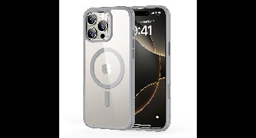 iPhone 16 Pro Max Classic Hybrid Case (HaloLock) - Clear Grey