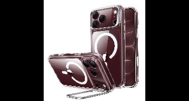 iPhone 18 Pro Classic Hybrid Magnetic Case with Camera Control and Flex Stand - Clear