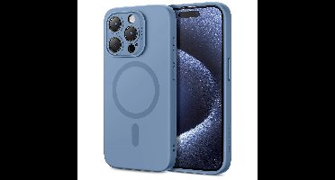 iPhone 15 Pro Max Cloud Soft Case (HaloLock) - Light Blue