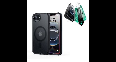 iPhone 16e HaloLock Classic Hybrid Case Protection Bundle - Frosted Black