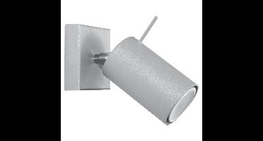 Wandlamp RING 1 grijs