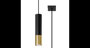 Hanglamp LOOPEZ 1 zwart/goud