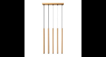 Hanglamp PASTELO 5L goud