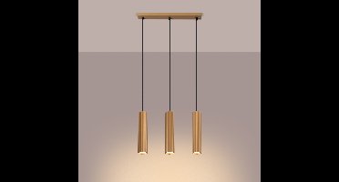 Hanglamp KARBON 3L goud