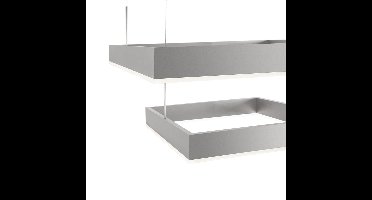 Alexandra Thai - Plafondlamp 60X60X120 Zilver Metaal
