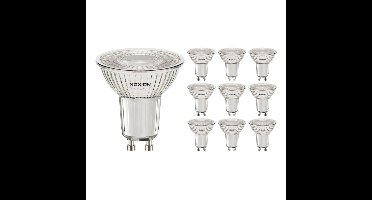 Voordeelpak 10x Noxion LED Spot GU10 PAR16 4W 345lm 36D - 830 Warm Wit | Vervangt 50W