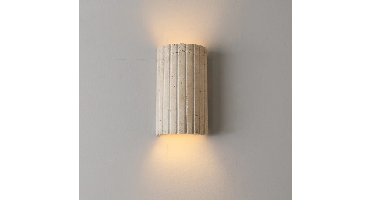 TerraLume Wabi-Sabi Travertin LED Wandlamp