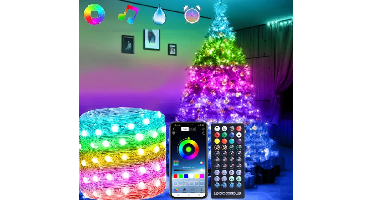 LUMISHOW RGB Smart LED Kerstslinger - 10M/20M