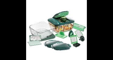 Nicer Dicer Chef - 15-delige groentesnijder. Snijapparaat voor snel en efficiënt snijden van groenten en fruit.