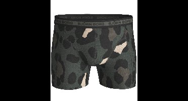 Björn Borg - Heren - Boxershort Sammy 1-Pack - Groen/Multicolour - Maat M