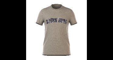 Björn Borg - Heren - Borg Essential T-Shirt - Beige - Maat L