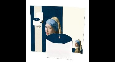 Briefpapier met enveloppen - Meisje met de parel, Johannes Vermeer, Mauritshuis