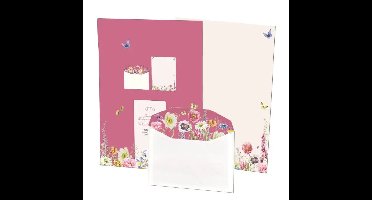 Briefpapier met enveloppen: Wild Flower Field, Janneke Brinkman-Salentijn