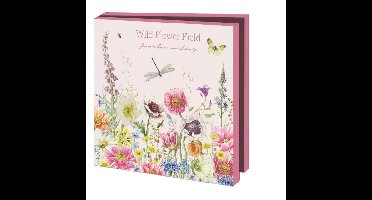Kaartenmapje Wild Flower Field, Janneke Brinkman 10 Stuks