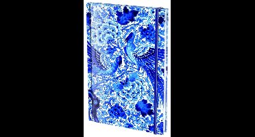 Notitieboek A5, harde kaft: Royal Delft