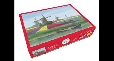 Puzzel (1000 stukjes): Tulipfields, Sietse Wiersma