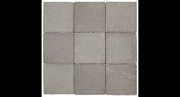 Roca St Tropez FHWE06P021 Wandtegel 130X130 Gris 8,5mm Glans