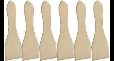 Metaltex raclettespatels hout set van 6