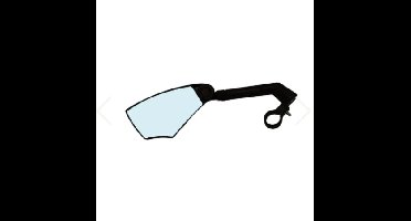 Fietsspiegel links - 11x5cm
