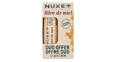 Nuxe Reve De Miel Lip Moisturizing Stick Duo Set 8 ml
