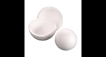 Piepschuim bal 2-delig - 30 cm