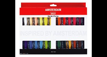 Amsterdam acrylverf set - 24 stuks