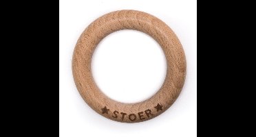 Houten bijtring - 'stoer'