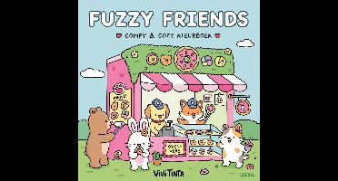 Kleurboek - Comfy & Cozy - Fuzzy Friends