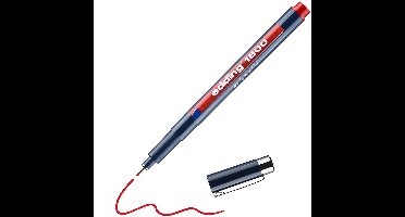 edding 1800 profipen - 0,7 mm - rood