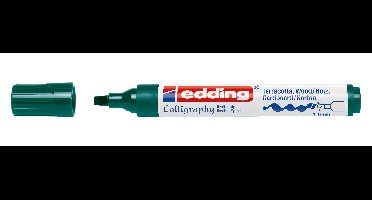 edding 1455 calligraphy pen flexible - flesgroen