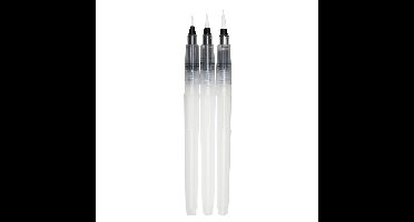 Panduro waterbrushes - 3 maten