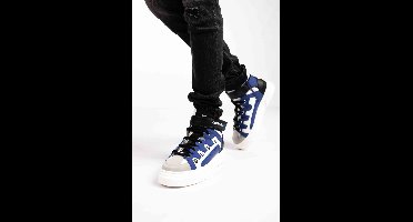 Dsquared2 75646 Sneakers Dames/Kids Blauw/Wit - Maat 37 - Kleur: WitBlauw | Soccerfanshop