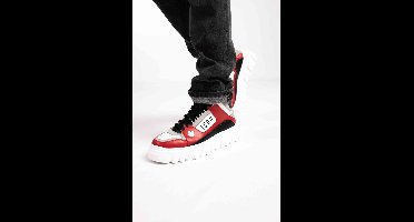 Dsquared2 75775 Sneakers Dames/Kids Rood/Wit - Maat 38 - Kleur: RoodWit | Soccerfanshop