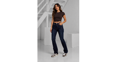 Guess Sexy Flare Jeans Dames Donkerblauw - Maat 30 - Kleur: Donkerblauw | Soccerfanshop