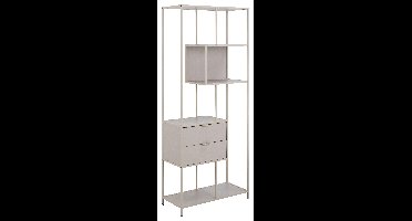 Bendt Wandrek Holger Met 2 lades, 185 x 77cm - Grijs
