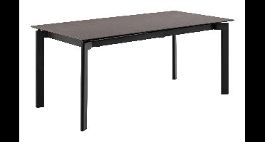 Bendt Uitschuifbare Eettafel Coy Keramiek, 180/240 x 90cm - Zwart
