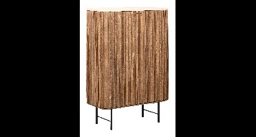 DTP Home Opbergkast Lagoon Teakhout & Mortex, 130 x 90cm - Bruin