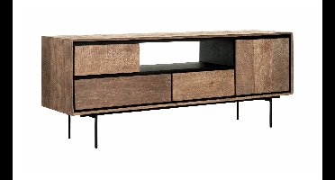 DTP Home TV-meubel Metropole Teakhout, 155cm - Naturel
