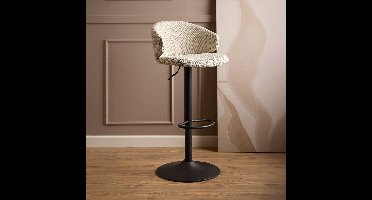 Bendt Verstelbare Barkruk Larue - Beige (zithoogte 61-82cm)