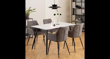 Bendt Eettafel Ib Keramiek, 140 x 80cm - Wit