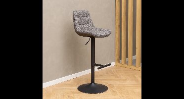 Bendt Barkruk Labarron (zithoogte 65-86cm), Tweekleurig Bruin / grijs