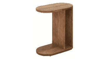 DTP Home Laptoptafel Lagoon Teakhout, 60 x 30cm - Naturel - Organisch