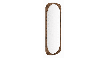 DTP Home Spiegel Lagoon Teakhout, 180 x 85cm - Naturel - Ovaal - Passpiegel