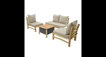 Havana loungeset teak tuinmeubel Buitengewoon de Boet - Buitengewoon de boet