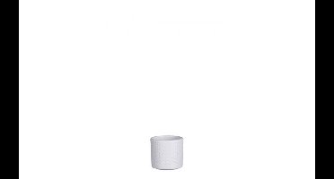 Era pot rond wit relief h7xd7 cm Mica Decorations - Mica decorations